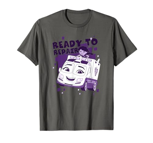 T-shirt Disney Firebuds Violet pour enfant fan de dessin animé