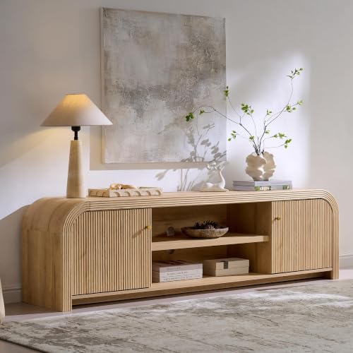 T4TREAM 70" Fluted TV Stand