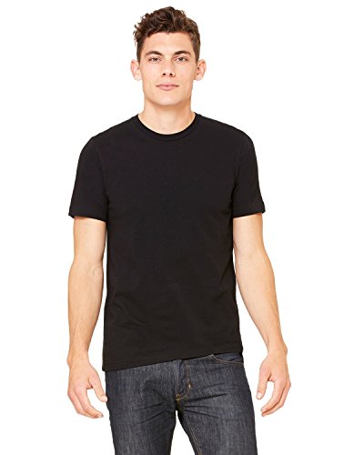 Bella + Canvas Unisex Jersey Short-Sleeve T-Shirt 2XL BLACK