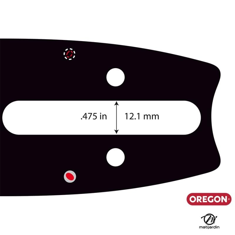 Matijardin - Guide tronçonneuse Oregon 203SFHD025 Advance cut 50 cm