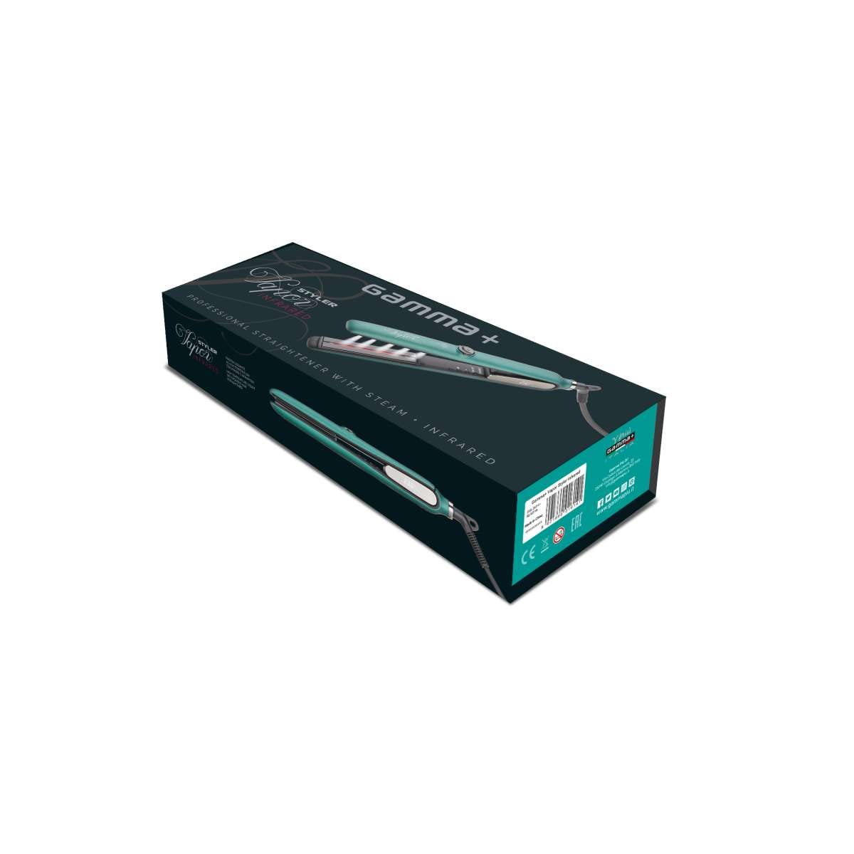 Gammapiu Piastra Vapor Styler Infrared Professionale a Vapore ed Infrarossi 230°C