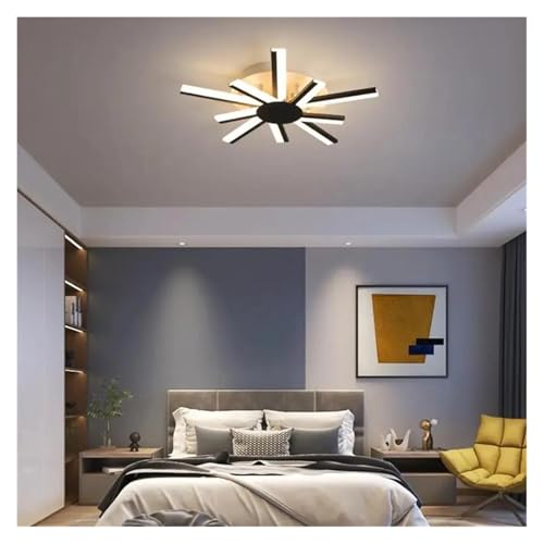 Éclairage d'intérieur chic en forme de fleur pour sublimer un grand salon sombre