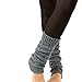 TeeHee Gift Women's Fashion Leg Warmers 3-Pack Assorted Colors (Cable Chain)