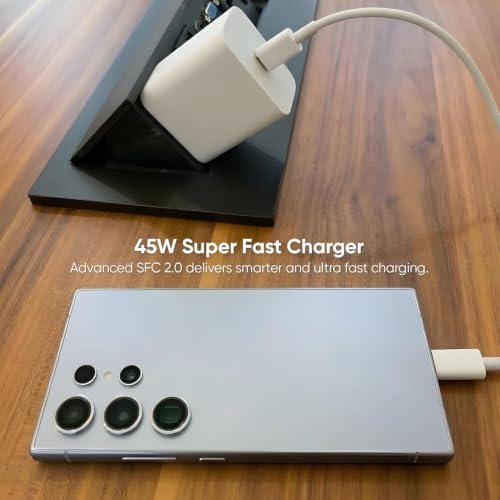 Image of 45W Fast Charger with 4 USB Type-C Cables Combo | GaN Wall Adapter + Type-C to Type-C Cable Set (Black & White)