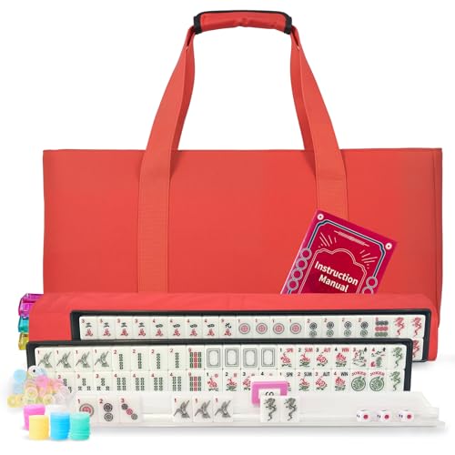 Set de Fichas American Mahjong 166 Piezas con Racks y Bolso miniatura 1