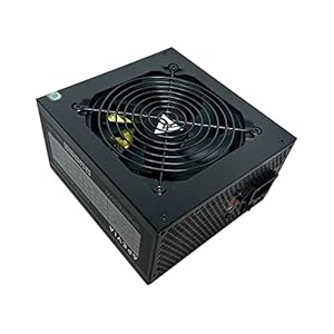 Apevia SPIRIT600W Spirit 600W ATX Power Supply with Auto-Thermally Controlled 120mm Fan, 115/230V Switch, All Protections