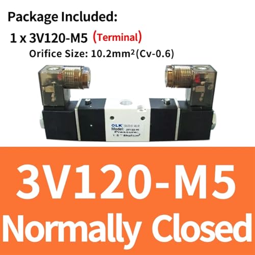 Électrovanne pneumatique 3/2 voies 3V120-06 électrovanne de commande air - 3