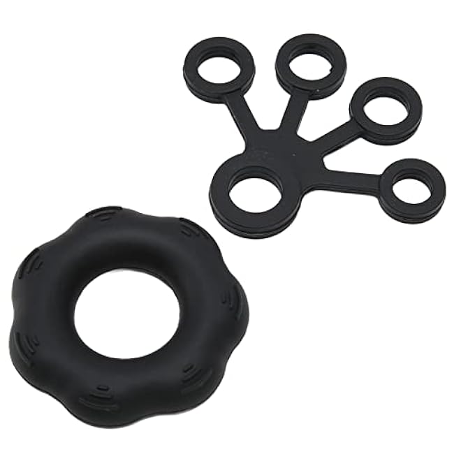 Finger Exerciser Hand Grip Strengthener Soft Flexible Silicone Finger Stretcher for Weak Hands Elderly Arthritis Patients Portable Grip Strength Trainer