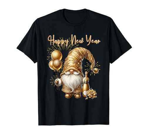 Chemise de gnomes Happy New Year 2024 Family Cheers T-Shirt