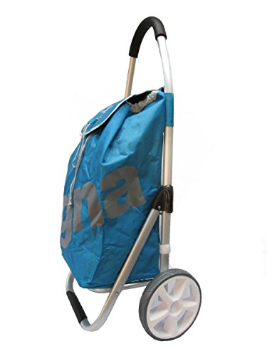GNA Heavy Duty Aluminum Shopping Trolley, Blue