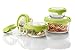 Anchor Hocking TrueSeal Glass Food Storage Containers with Lids, Green, 10-Piece Set