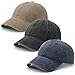 Utensilsto 3 St&uuml;ck Baseballkappe f&uuml;r Herren und Damen, Verstellbar Baumwolle Baseball Cap Vintage Unisex Basecap Sonnenhut Sportkappe f&uuml;r Outdoor Sport Leisure Reisen, Schwarz, Khaki, Marineblau