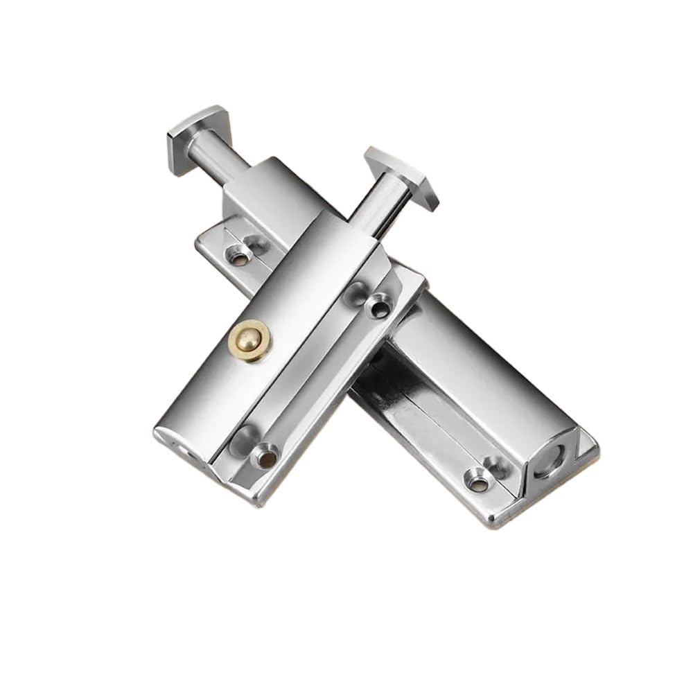 Diyouke 4 Inch 2Pack 3/4" Stainless Steel Auto Spring Latch For Gate Window Door(4 Inch)