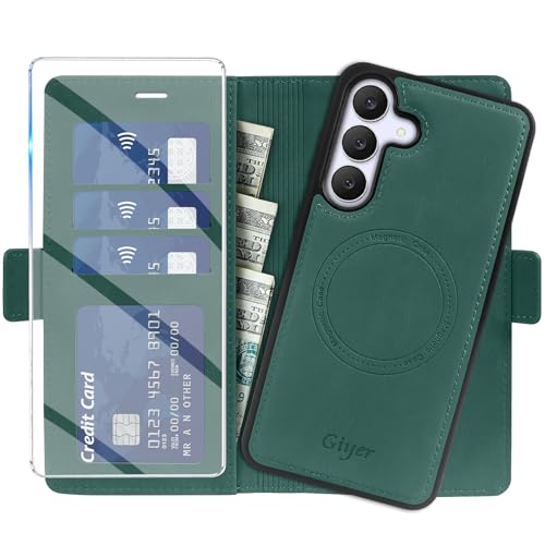 Coque Samsung S24 FE magnétique verte idéale pour voyager light