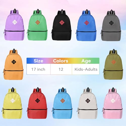Runpig 12-Pack Bulk Backpacks