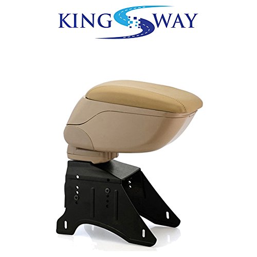 Kingsway Kkmcarmbg00006 Armrest for Old Maruti Suzuki Alto K10 (Beige)