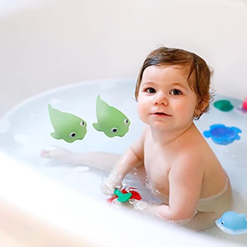 Visspeelgoed voor kinderen, met ledlicht, watergeactiveerd badspeelgoed, visspeelgoed, verlichting, watervisspeelgoed… - Image 4
