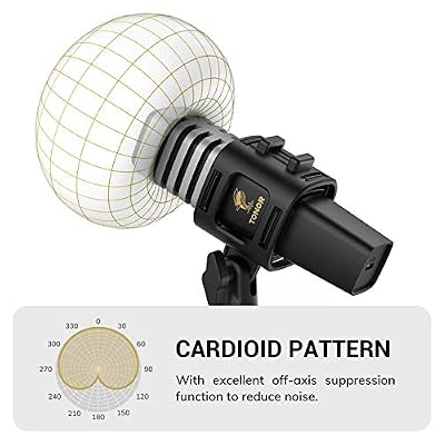 TONOR USB Microphone for PC, Cardioid Condenser Computer Mic with Tripod Stand, Pop Filter, Shock Mount for Gaming, Streaming, Podcasting, YouTube