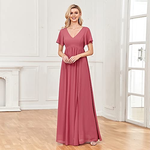 Robe de plage femme été col en V wrap drapée - 5