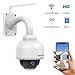 Produktbild Dericam Outdoor WLAN Überwachungskamera, PTZ Outdoor Kamera, Crystal Full HD 1080P, 4 x optischer Zoom, Autofokus, vorinstallierte 32GB Speicherkarte, S2-32G Weiß