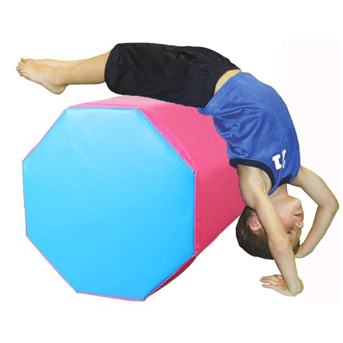 Colchoneta octagonal para gimnasia, forma de habilidad, equilibrio, fitness, gimnasia, vaso, salto, espalda, entrenamiento, ejercicio, rollos de espuma