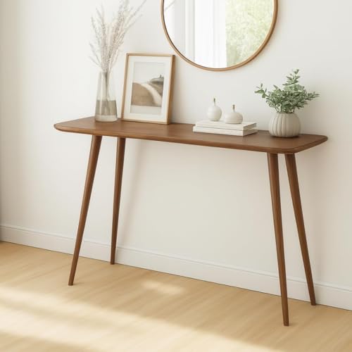 Image of 120cm Long Wooden Console Table for Living Room | Side Entrance Table for Home (120 * 30 * 77 Cm)