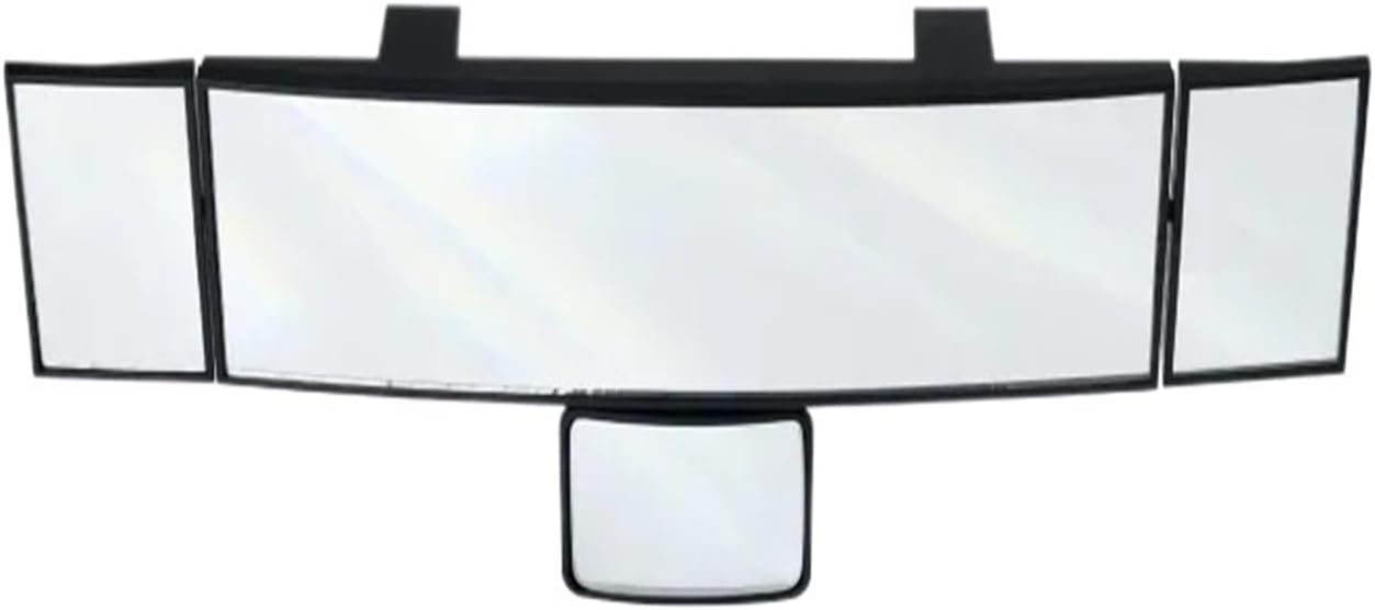 Adjustable Wide-View Rearview Mirror in The Car Wide Angle Panoramic Assisting Interior Clip On Convex Rear View Mirror Car