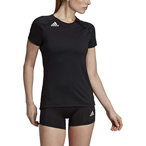 Adidas Women's Hi Lo Jersey, Black/White, Medium #TOP8