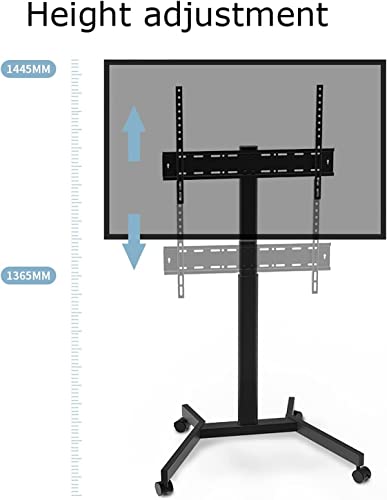 Soporte móvil para TV de 32-65 pulgadas ajustable en altura miniatura 4