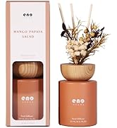 SoxComfy Reed Diffuser Set with Really Dried Flowers, 5.1 oz Essential Oils Scented Diffuser with...