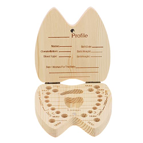 SUPVOX Baby Tooth Fairy Box Boys and Girls Tooth Holder for Keepsake Baby for Boys Girls Toddler