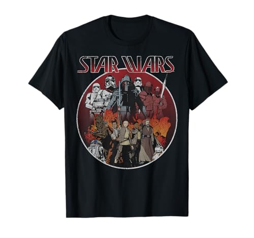 T-Shirt Star Wars Last Jedi Vintage Stand Off cadeau d'anniversaire original pour geek