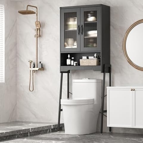 FiveWillowise Over-The-Toilet Storage Cabinet Cover