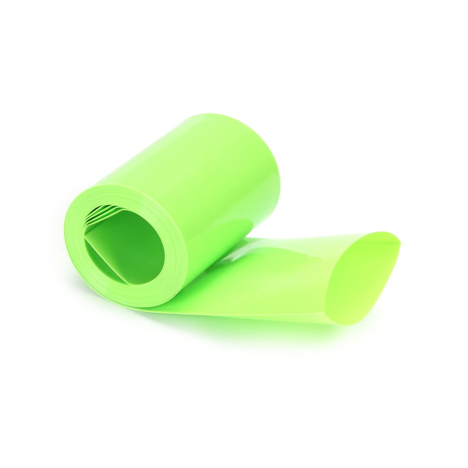 Othmro Tubo Termorestringente In PVC Per Batteria AAA – Verde, 17mm X 2m, Spessore 0,2mm, Tasso Restringimento 48% - 6