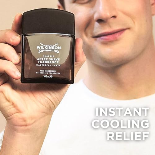 Wilkinson Sword Classic Men's Aftershave Fragrance, Great Addition to Wash Bags for Men's Grooming, Practical Gifts, Aftershave for Men, 100ml - Image 6
