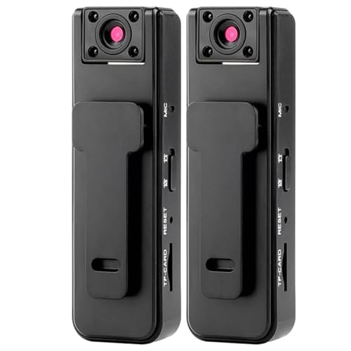 Caméra corporelle portable 1080p et enregistreur sportif ultra HD à clip rotatif