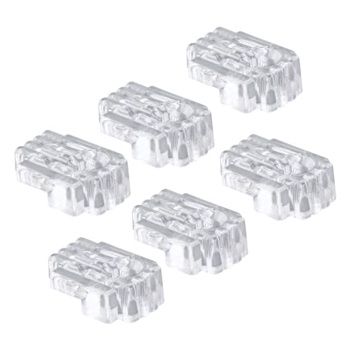 Image of Prime-Line U 9002 1 /8 in, Clear Acrylic Mirror Clips, Set of 6