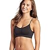 Jockey-Womens-T-Shirts-Modern-Micro-Seamfree-Cami-Strap-Bralette Jockey Women's Bra Modern Micro Stretch Seamfree Cami Strap Bralette, Black, L