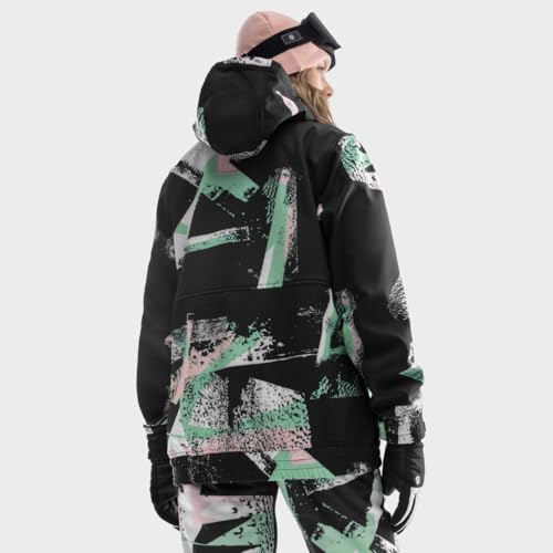 Miniatura 6 de Siroko - Chaqueta De Nieve Para Mujer W1-W Crest - M - Multicolor Negro