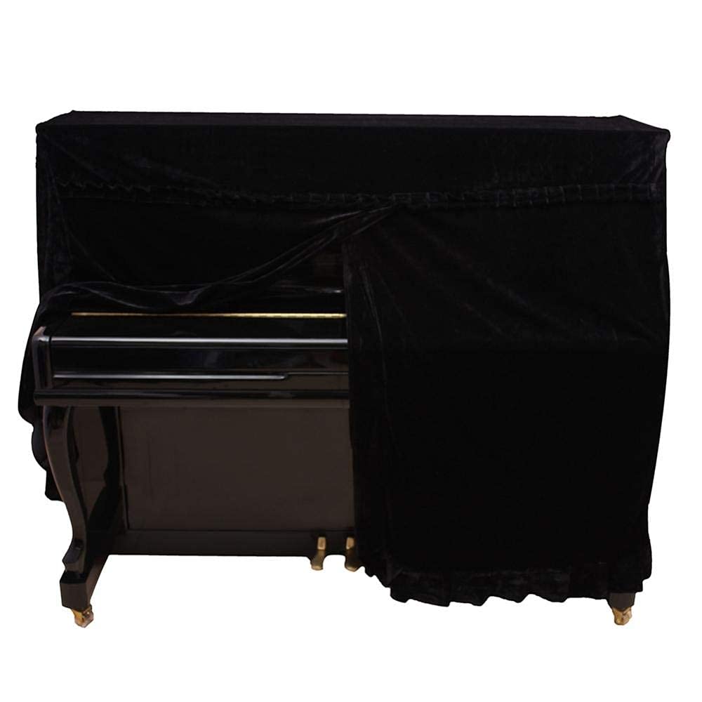 Copertura pianoforte verticale, 5 colori moda elegante Copertura antipolvere per strumenti musicali materiale resistente for casa studio protezione decorativa