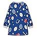 Vozoza Blue Sport Football Girls Long Sleeve Dress Winter Dresses Toddler Girl Outfits Fashion Clothes Size 7-8
