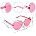 PLULON Pink Short Bob Wig and Sunglass Set, Neon Short Bob Wig Sunglass Pack Costume Colorful Cosplay Wig Hairpieces for Bachelorette Neon Party Favors, Halloween Decorations