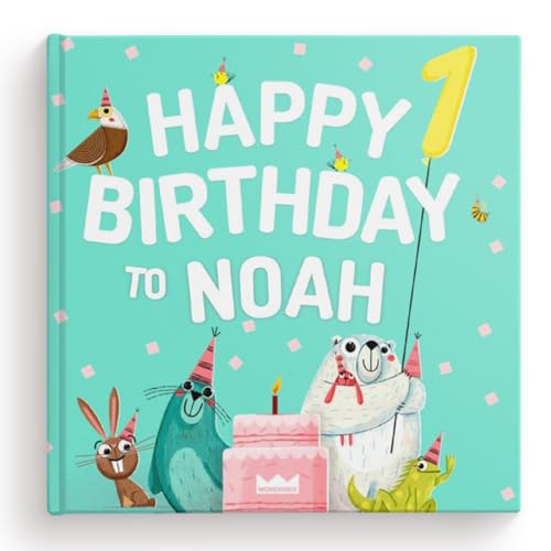 Wonderbly Personalized 1st Birthday Gift - Happy Birthday to You - Personalized Book for Kids (Hardcover)