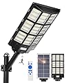 Ofuray Of-7200W Solar Street Lights Outdoor,650000Lm Dimmable Outdoor Solar Security Flood Light,IP67 Solar Parking Lot Lights Commercial Dusk to Dawn with Remote Control for Yard,Residential