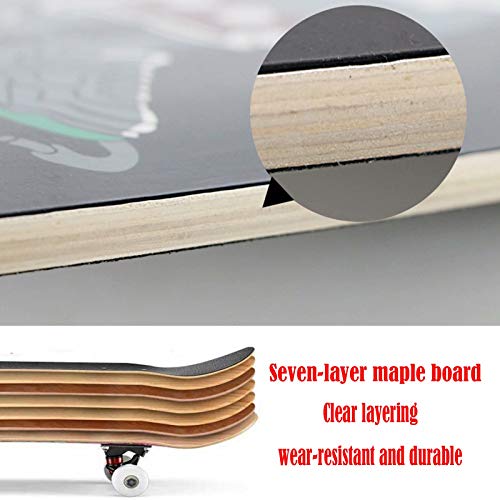 Skateboard di stile fulmine, 7 strati di acero