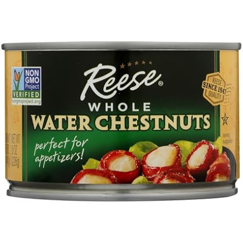Reese Whole Water Chestnuts 8 oz (Pack of 3) Cover