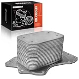 A-Premium Engine Oil Cooler Compatible with Volkswagen Touareg 2009-2010 Audi Q7 2009 V6 3.0L