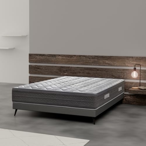 CHESTIA Colchón 105 x 190 cm de Muelles Ensacados...