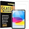 BLOSOMEET Paquete de 2 protectores de pantalla para iPad de 11ª A16 2025 y 10ª generación de 10.9 pulgadas 2022, vidrio templado transparente HD de dureza 9H [compatible con identificación facial y