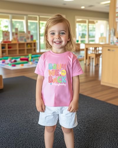 Toddler First Day of Kindergarten Shirt for Girls Boys Kids 1st Day of School Shirts 2025 Back to School Tshirt Cotton 2T-8Y2